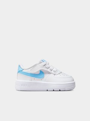 Nike Toddler Air Force 1 White/Blue Sneaker