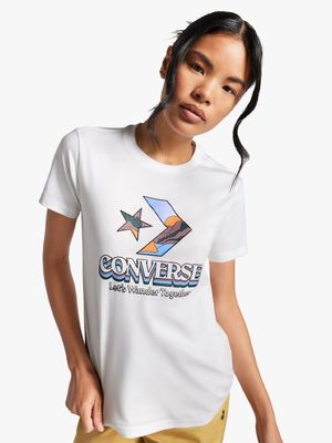 Converse Women's White T-Shirt