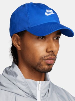Nike Unisex Club Unstructured Futura Wash Blue Cap
