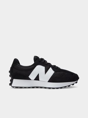 New Balance Men's 327 Black/White Sneaker
