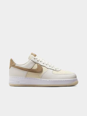 Nike Men's Air Force 1 Cream/Beige Sneaker