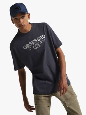 Redbat Men's Charcoal Relaxed T-Shirt