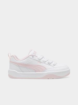 Puma Women's Park Lifestyle White/Pink Sneaker