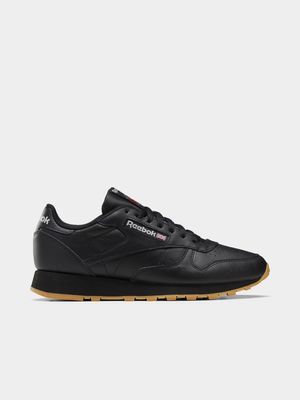 Reebok Men's Classic Leather Black/Gum Sneaker
