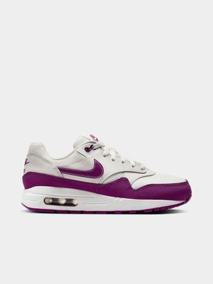 Nike Junior Air Max 1 White/Purple Sneaker