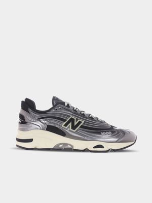 New Balance Men's 1000 Silver/Black Sneaker