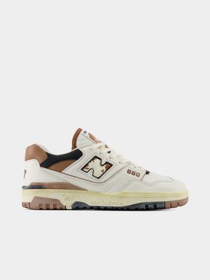 New Balance Men’s 550 White/Brown Sneaker