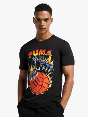 Puma Men's TSA Black T-Shirt