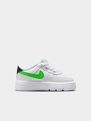 Nike Toddler Air Force 1 Low White/Green Sneaker