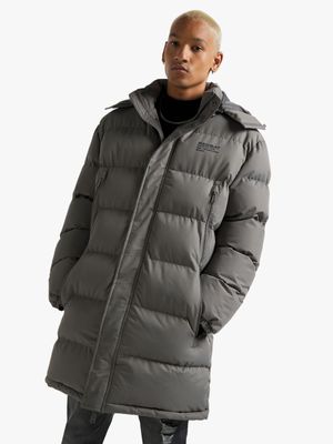 Redbat Men's Grey Parka Jacket