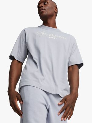 Puma Men's Classics+ Gray T-shirt