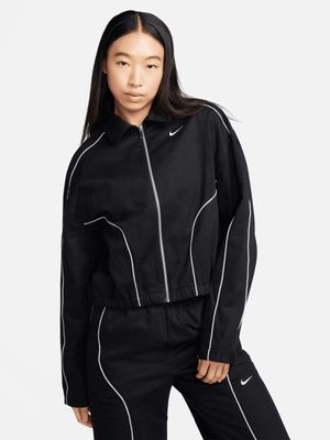 Nike Women's NSW Street Woven Black Jacket