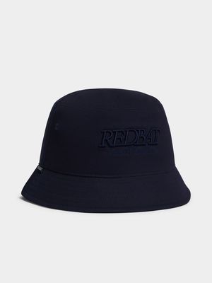 Redbat Unisex Embroidered Navy Bucket Hat