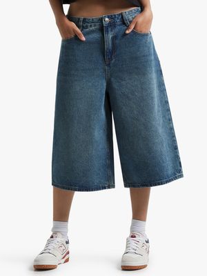 Redbat Women's Blue Denim Shorts