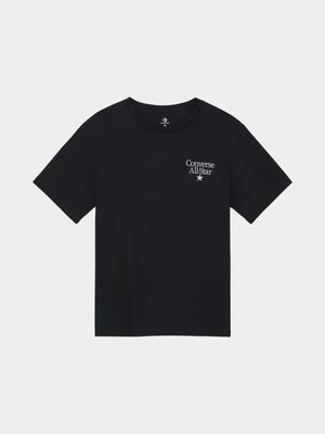 Converse Men's All Star Graphic Black T-shirt