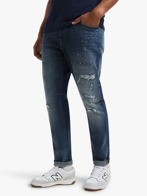 Redbat Men's Medium Blue Tapered Jeans