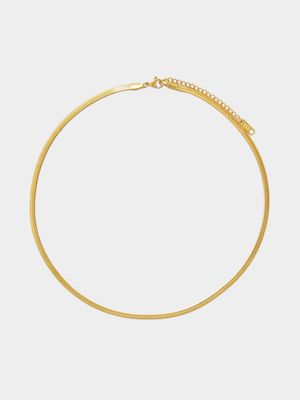 18ct Gold Plated Waterproof Snake Chain