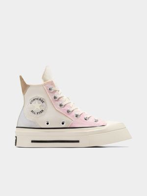 Converse Women's Chuck 70 High De Luxe Cream/Lilac Sneaker