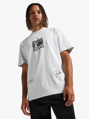 Redbat Men's Grey Graphic T-Shirt