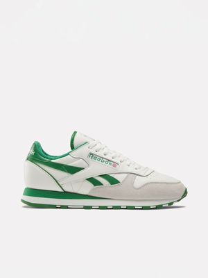 Reebok Men's Classics Leather White/Green Sneaker