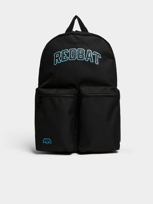 Redbat Unisex Branded Black Backpack