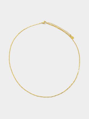 18ct Gold Plated Waterproof Dainty Link Chain