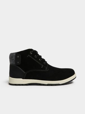 Jet Men's Black Mid Boot