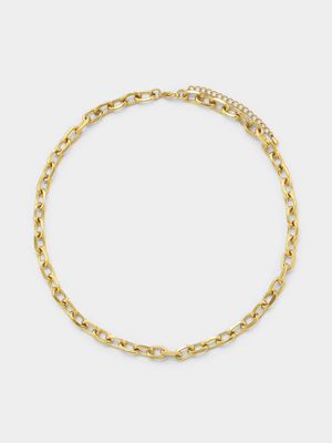 18ct Gold Plated Waterproof Anchor Chain