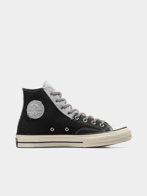 Converse Men's Chuck 70 Mixed Materials Black/Grey Sneaker
