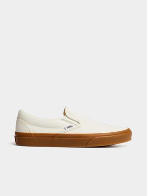 Vans Junior Slip-On Cream Sneaker