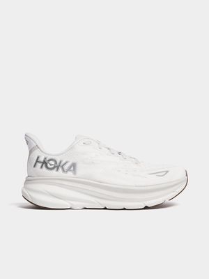 Hoka Women's Clifton 9 White Sneaker