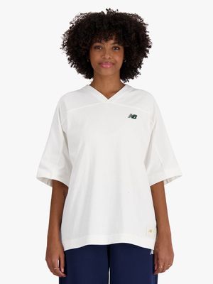 New Balance Women's Sportswear's Greatest Hits Sea Salt T-Shirt