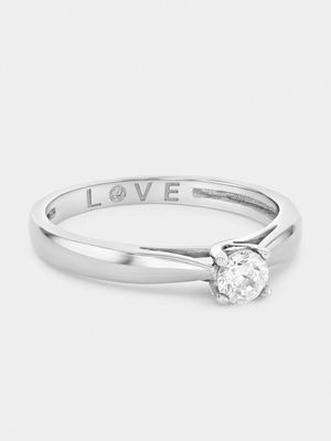 Gold 0.25ct Diamond Solitaire Ring