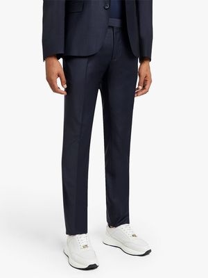 Fabiani Men's Wool Navy Suit Trouser