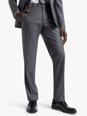 Fabiani Men's Collezione Grey Wool Suit Trouser