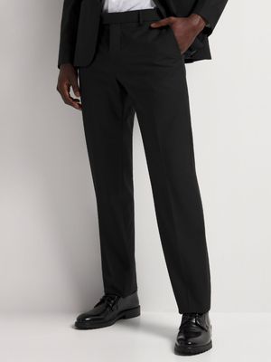 Fabiani Men's Black Wool Suit Trouser