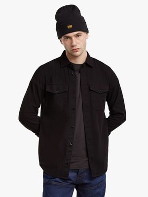 G-Star Men's Marine Slim Dark Black Shirt