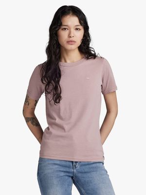 G-Star Women's Core Slim Pink T-Shirt