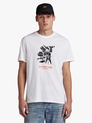 G-Star Men's Small Objects White T-Shirt