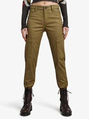 G-Star Women's Slim Brown Cargo Pants