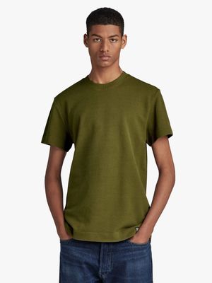 G-Star Men's Essental Pique Green T-Shirt
