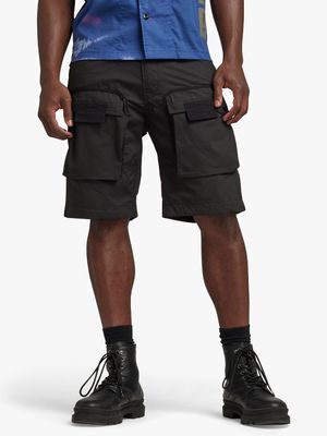 G-Star Men's 3D Regular Cargo Black Shorts
