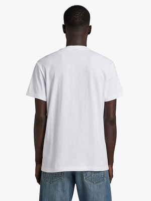 G-Star Men's HQ Print White T-Shirt