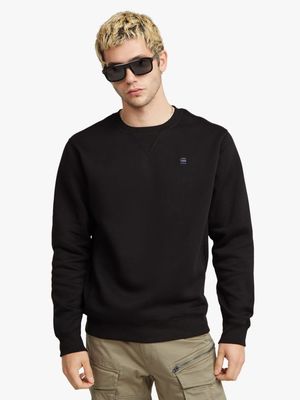 G-Star Men's Premium Core Black Sweater