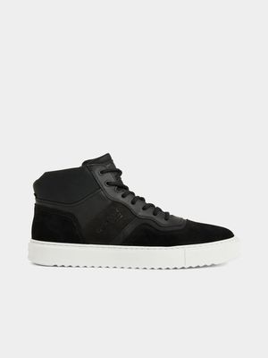 G-Star Men's Roccup II Black Hightop Sneaker