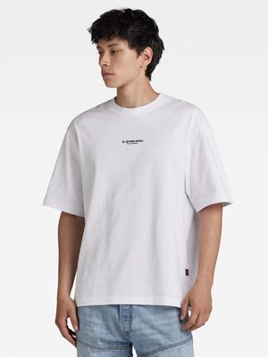 G-Star Men's Center Chest Boxy White T-Shirt