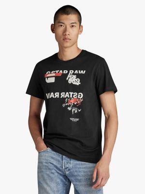 G-Star Men's Mirror Black T-Shirt