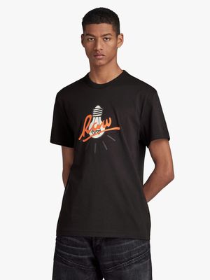 G-Star Men's Light Bulb Black T-Shirt