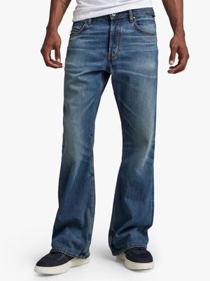 G-Star Men's Premium Triple Bootcut Blue Jeans