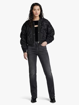 G-Star Women's Cropped Party Black Bomber